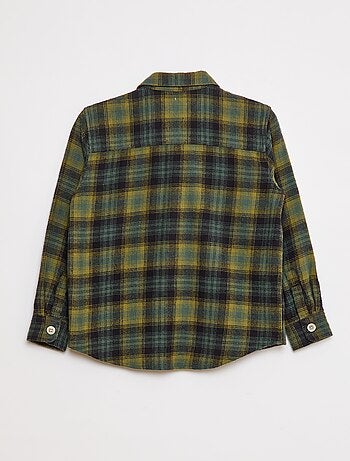 Camisa de cuadros de franela