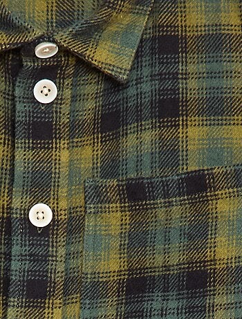 Camisa de cuadros de franela