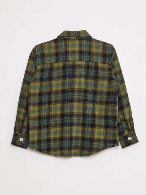 Camisa de cuadros de franela - Kiabi