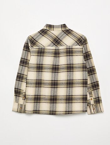 Camisa de cuadros de franela
