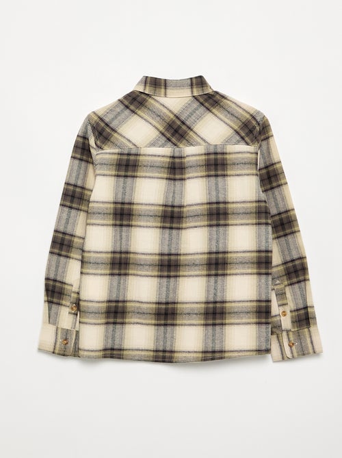 Camisa de cuadros de franela - Kiabi