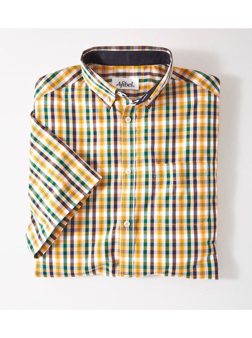 Camisa de cuadros de manga corta - Afibel - Kiabi
