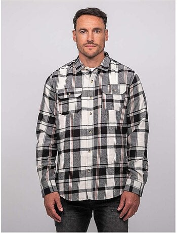Camisa de cuadros de manga larga toxfeat
