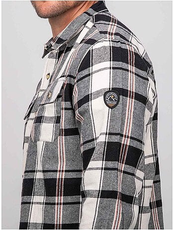 Camisa de cuadros de manga larga toxfeat