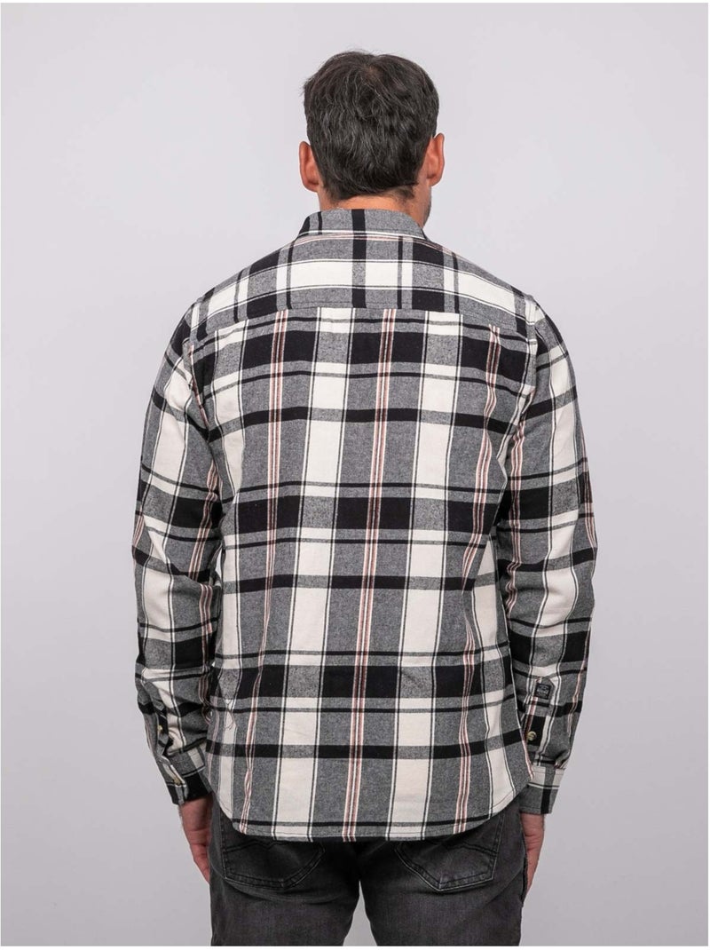 Camisa de cuadros de manga larga toxfeat Crudo - Kiabi