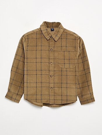 Camisa de cuadros de pana
