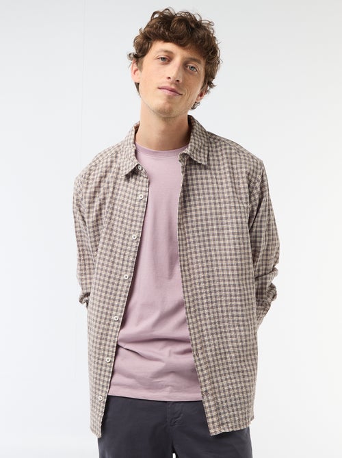 Camisa de cuadros - Kiabi