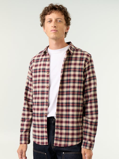 Camisa de cuadros - Kiabi