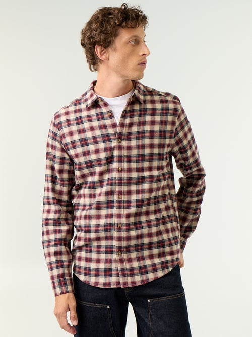 Camisa de cuadros - Kiabi