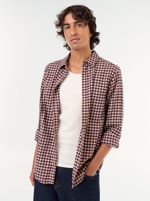 Camisa de cuadros - Kiabi