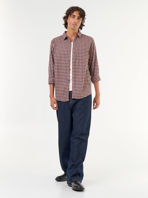 Camisa de cuadros - Kiabi