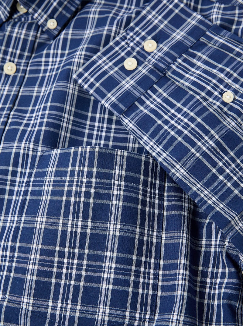 Camisa de cuadros, MO Fashion Azul - Kiabi