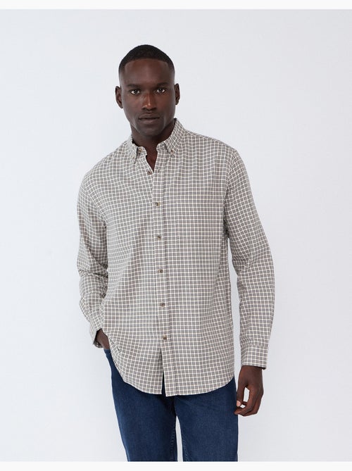 Camisa de cuadros, mo fashion - Kiabi Camisa de cuadros, mo fashion - Kiabi