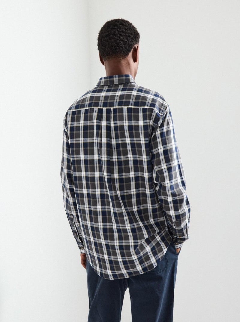 Camisa de cuadros, MO Fashion Gris - Kiabi