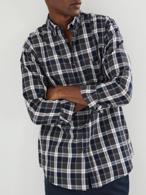 Camisa de cuadros, MO Fashion - Kiabi Camisa de cuadros, MO Fashion - Kiabi
