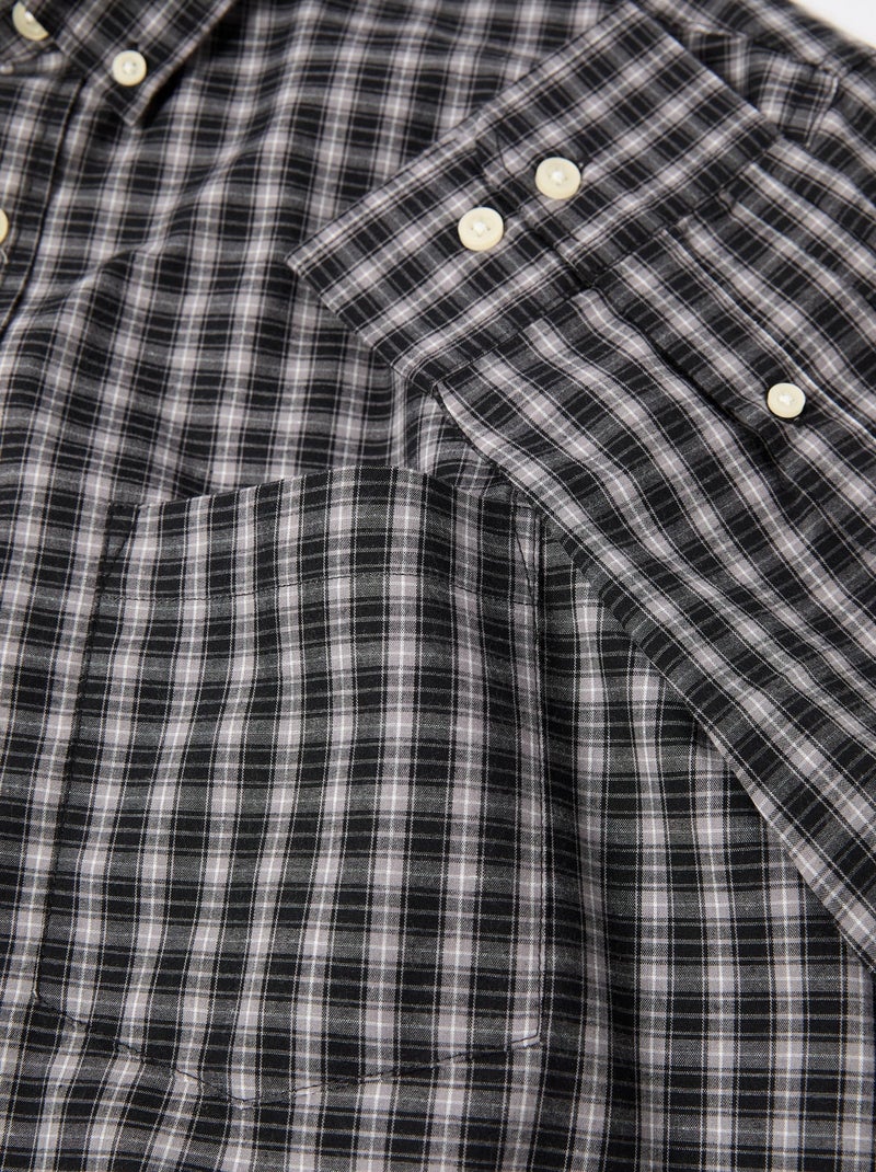 Camisa de cuadros, MO Fashion Gris - Kiabi