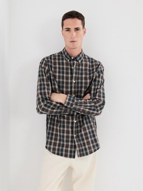 Camisa de cuadros, MO Fashion - Kiabi Camisa de cuadros, MO Fashion - Kiabi