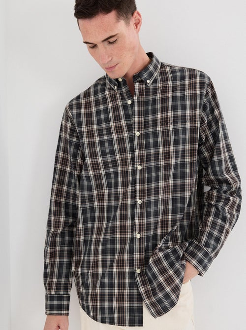 Camisa de cuadros, MO Fashion - Kiabi Camisa de cuadros, MO Fashion - Kiabi