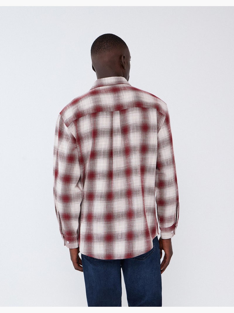 Camisa de cuadros, mo fashion Rojo - Kiabi