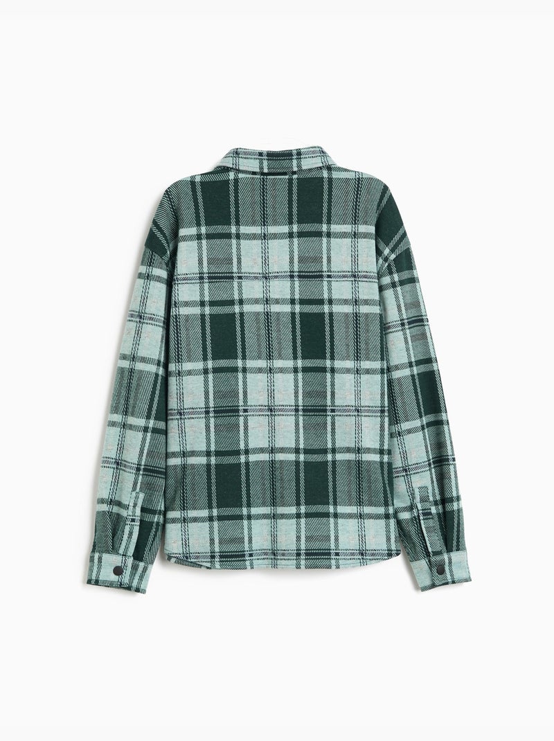 Camisa de cuadros, mo fashion Verde - Kiabi