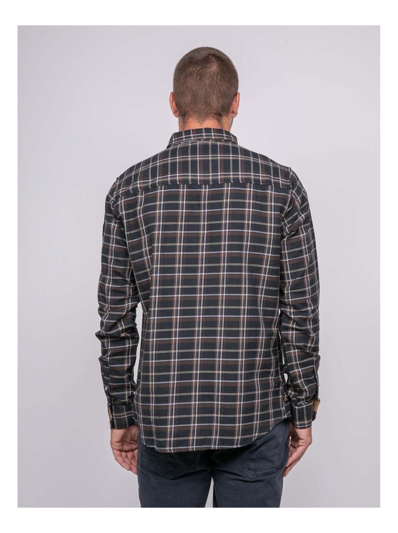 Camisa de cuadros TALOUPAL Marrón - Kiabi