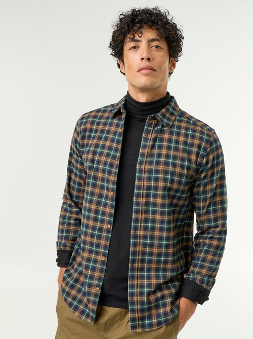 Camisa de cuadros - Kiabi