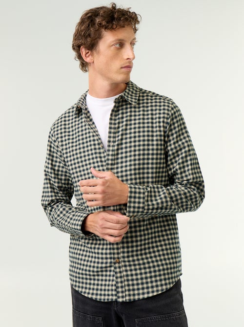 Camisa de cuadros - Kiabi
