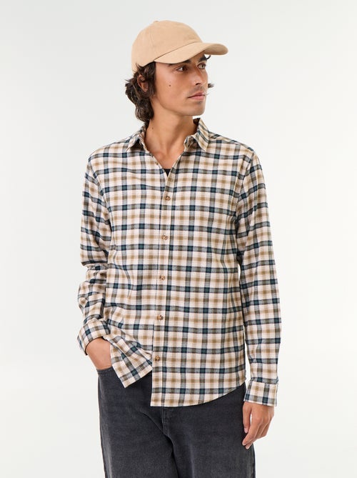 Camisa de cuadros - Kiabi Camisa de cuadros - Kiabi