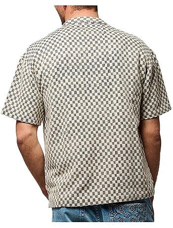 Camisa de cuadros vichy para hombre kaporal