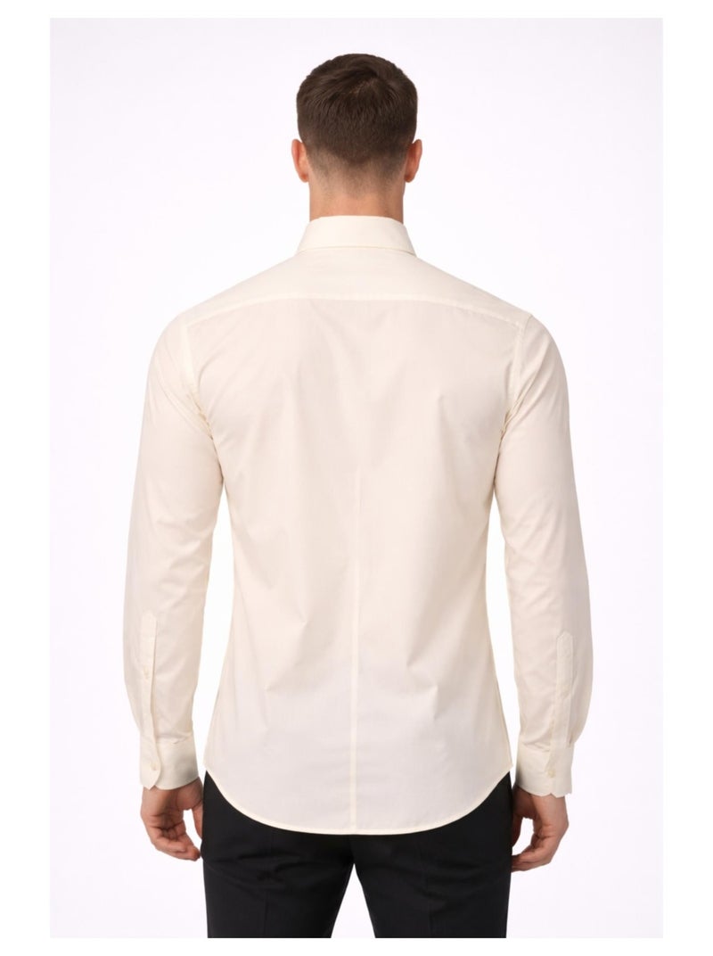 Camisa de cuello roto Kebello Crudo - Kiabi