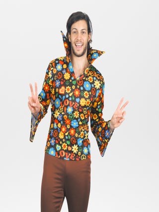 Camisa de disfraz Hippie