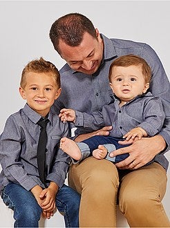 Camisa de fantasía + corbata - Kiabi