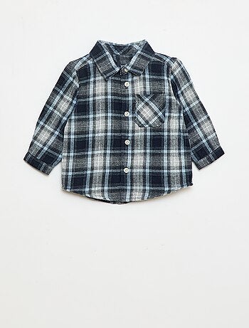 Camisa de franela a cuadros