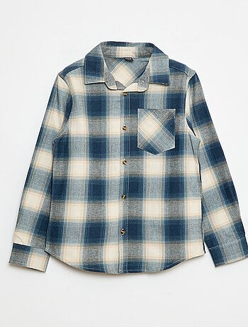 Camisa de franela a cuadros