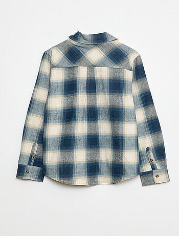 Camisa de franela a cuadros