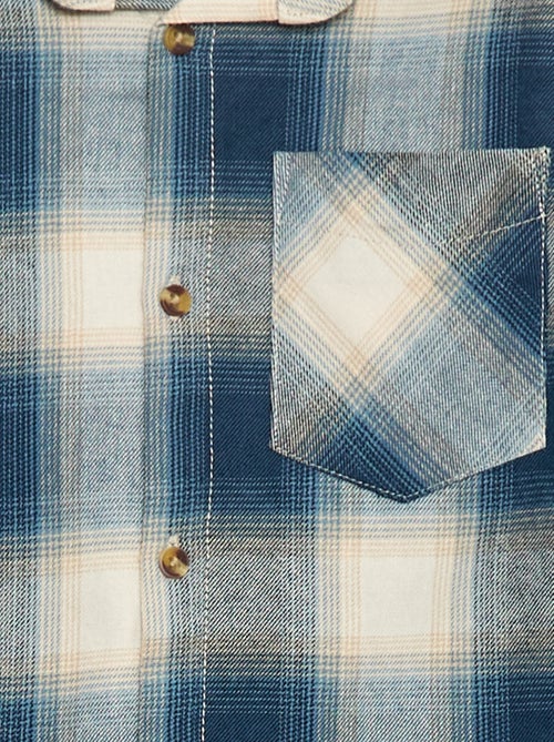 Camisa de franela a cuadros - Kiabi