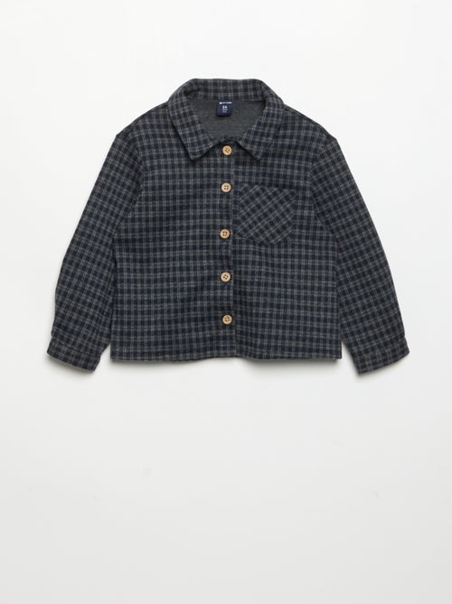 Camisa de franela a cuadros - Kiabi