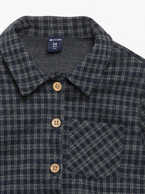 Camisa de franela a cuadros - Kiabi