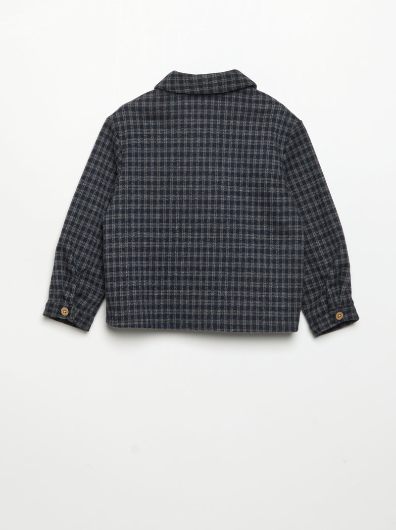Camisa de franela a cuadros Azul - Kiabi