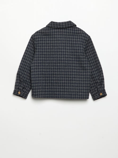 Camisa de franela a cuadros - Kiabi