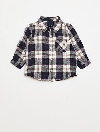 Camisa de franela a cuadros