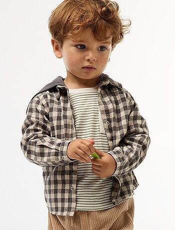 Camisa de franela a cuadros