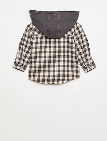 Camisa de franela a cuadros