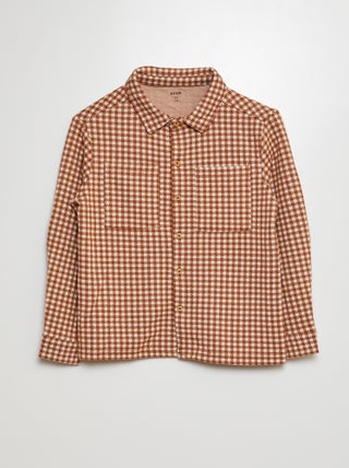 Camisa de franela a cuadros