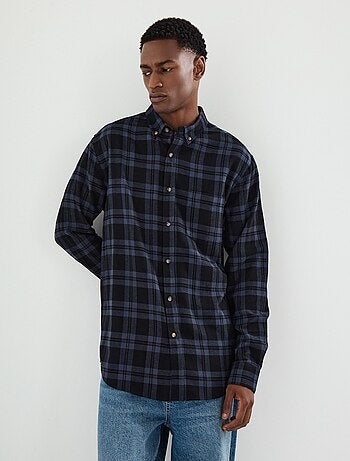Camisa de franela de cuadros, MO Fashion