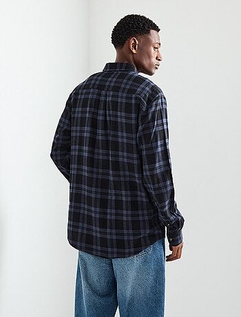 Camisa de franela de cuadros, MO Fashion