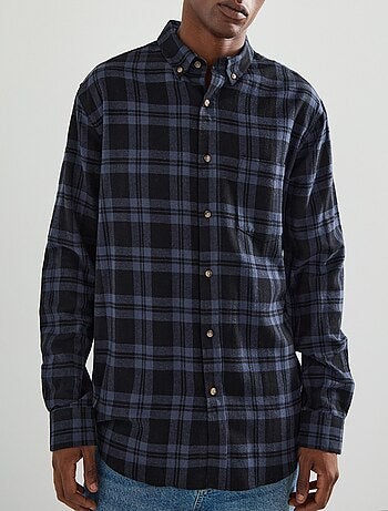 Camisa de franela de cuadros, MO Fashion