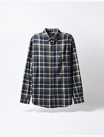 Camisa de franela de cuadros, MO Fashion