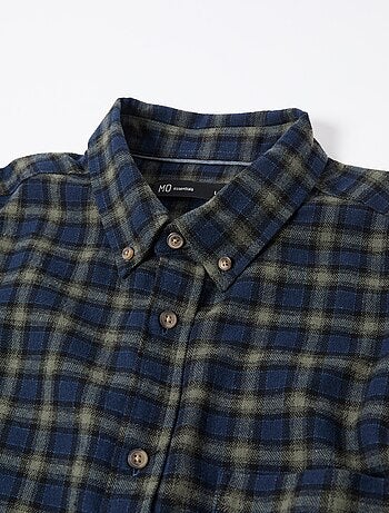 Camisa de franela de cuadros, MO Fashion