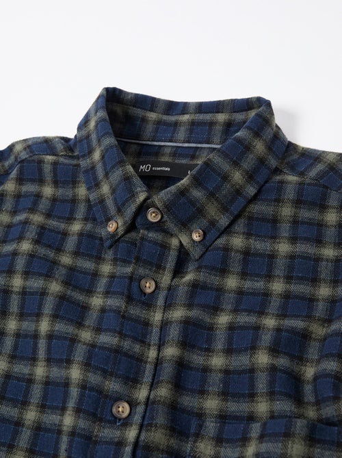 Camisa de franela de cuadros, MO Fashion - Kiabi